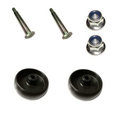 Two (2) New Aftermarket Replacement Deck Wheels W/ Bolts & Nuts Fits John Deere