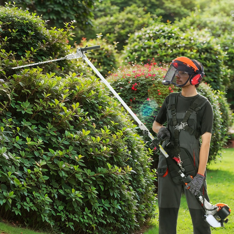 VEVOR 6-in-1 Multi-Functional Trimming Tools Gas Hedge Trimmer 52CC Weed Eater gallery