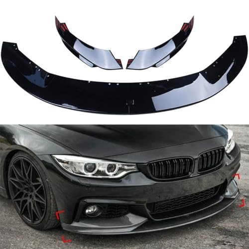4pcs Front Bumper Lip Spoiler Kit Compatible with BMW F32 F33 F36 4 Series M gallery
