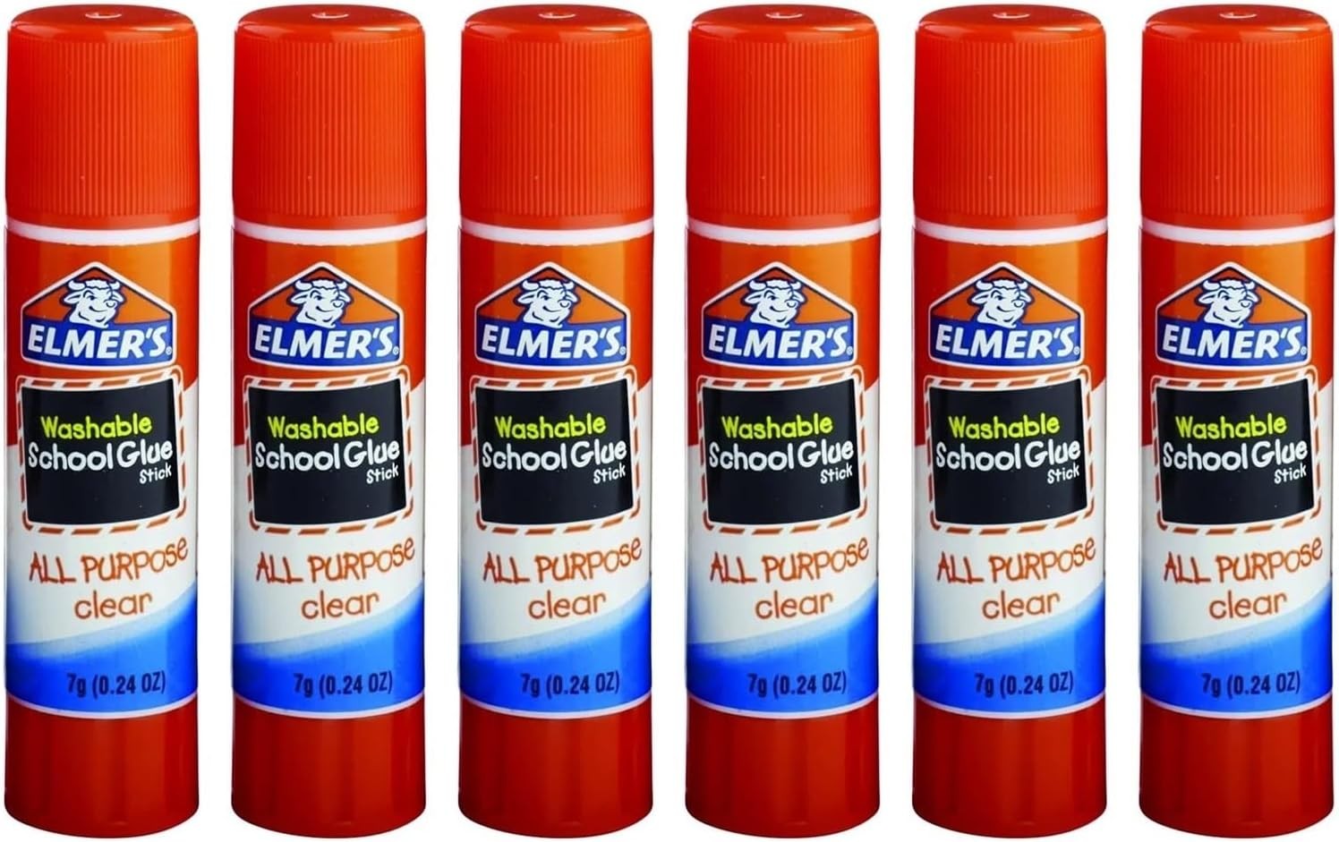 Elmers All Purpose Washable 7 Grams Clear School Glue Sticks (Pack of 12) gallery