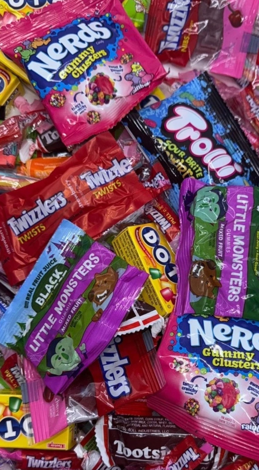 10 LBS Candy Mix Bulk For Halloween, nerd, Colombina, twizzlers, tootsie & more gallery