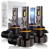 WAIXINGREN Bulb, 26000LM Super Bright 6500K 800% Brighter Bulbs with Turbo Fan, gallery