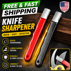 2Pcs Knife & Scissors Sharpener, Professional Kitchen & Garden Tool Sharpen