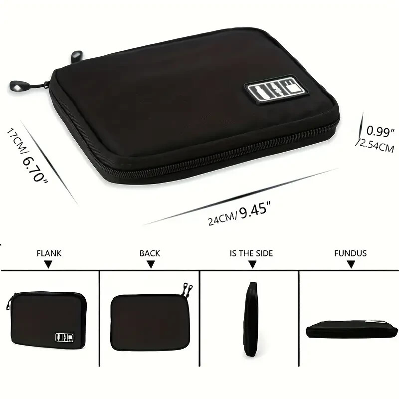 Electronics Accessories Organizer Bag, Portable Tech Gear (F1) gallery