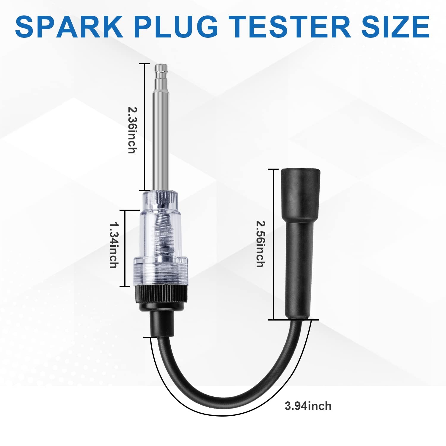 2 Pcs Inline Spark Plug Tester Ignition Coil Diagnostic Tool Small Engine Car gallery