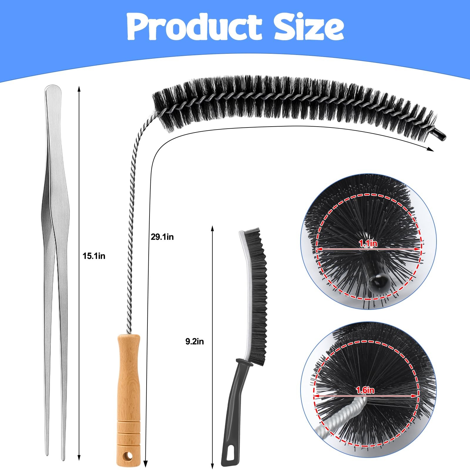 Dryer Vent Cleaner Kit, 3Pcs Dryer Cleaner Tool - Flexible Drier Vent Cleanin... gallery
