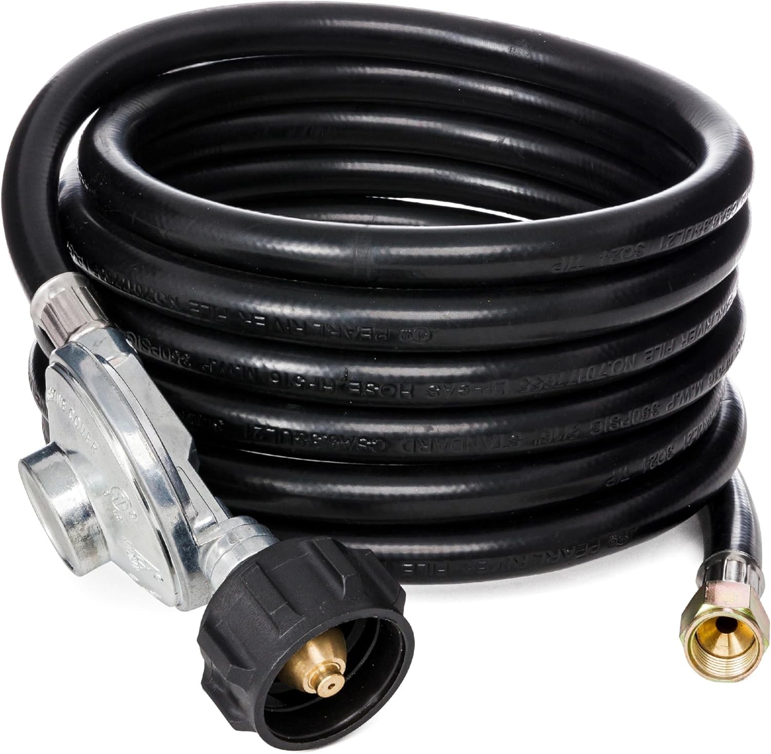 12 Ft QCC1 Pressure Propane Regulator Grill Replacement, 3/8" Female Flare Nut gallery