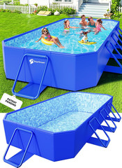 2026 Large Foldable Pool,Non-Inflatable Swimming Pool for Kid,Adult Collapsible