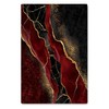 Black and Red Marble Kitchen Towels, 16 x 24 inches, Gold Red-1 gallery