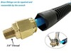 Polyurethane(PU) Reinforced 3/8”ID x 100ft, Air Hose, Non-kinking 100FT Blue gallery
