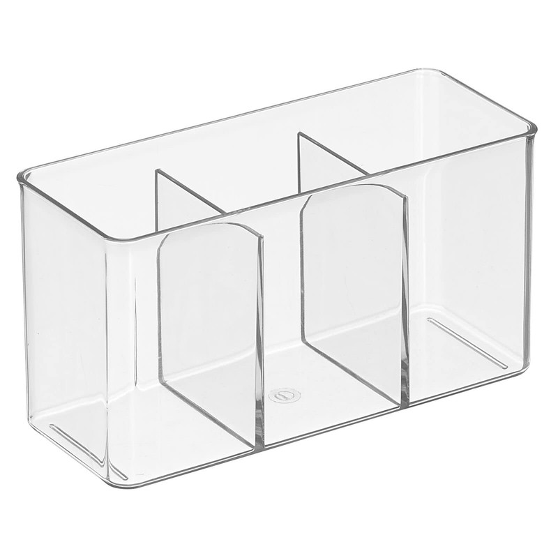 mDesign Plastic Cutlery Storage Organizer Bin for Kitchen Cabinet, Pantry/Home - gallery