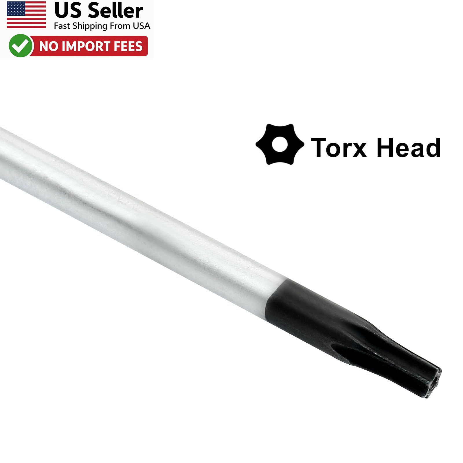 T8 Torx Screwdriver 75mm (3in) Magnetic Tip 6-Point Star Precision FROM USA gallery
