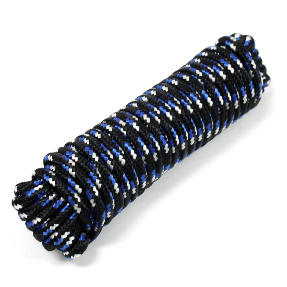 3/8" x 50' Poly Rope Polypropylene Braided 320Lb Load 3/8 inch Dia 50ft Length