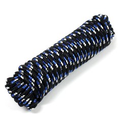 3/8″ x 50′ Poly Rope Polypropylene Braided 320Lb Load 3/8 inch Dia 50ft Length