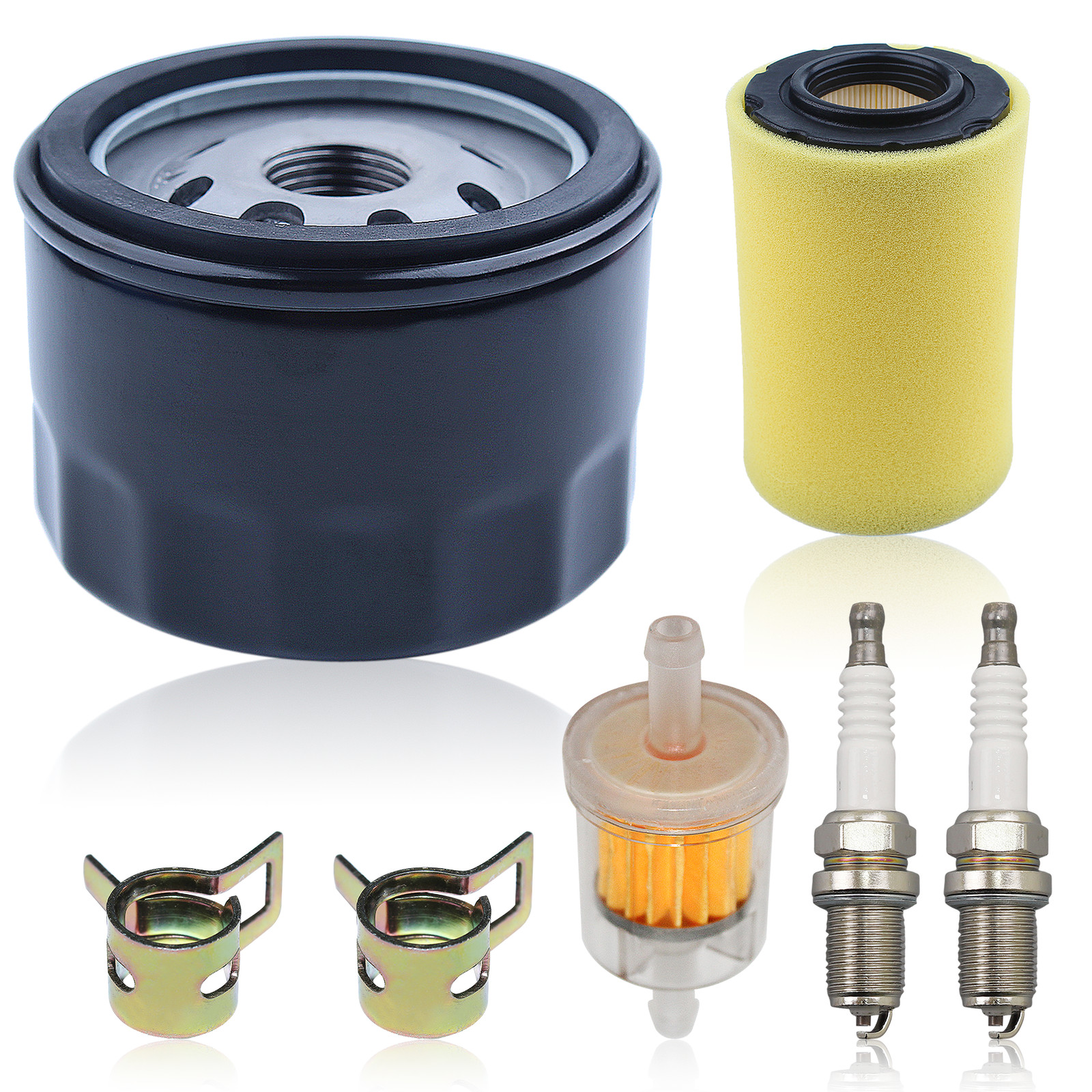 Air Filter Oil Filter Tune Up Kit for Husqvarna YTH22V46 YTH2348 YTH24V48 Mower gallery