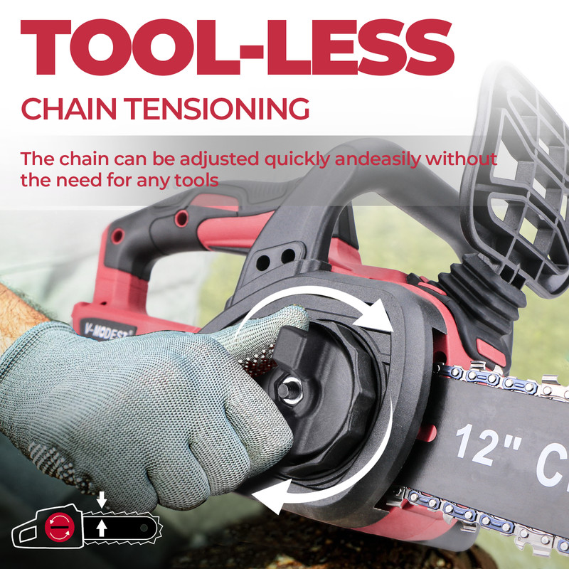 Compatible Milwaukee M18 Fuel 18V Battery Brushless 12 in Cordless Chainsaw gallery