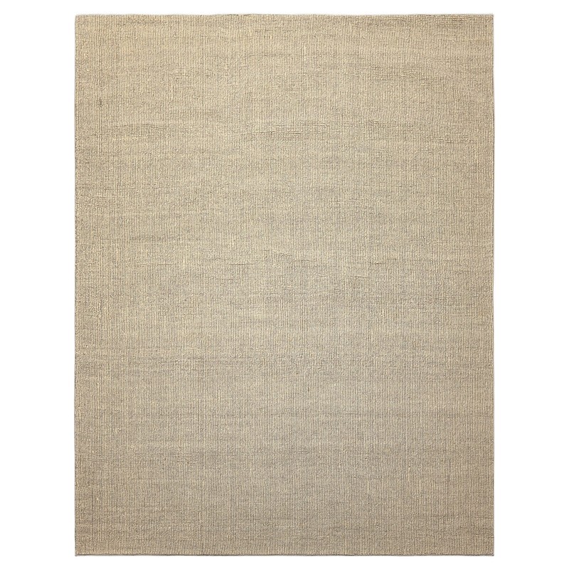 Multi Sizes Hand Loomed Wool Beige, Graphite Handmade Rug gallery