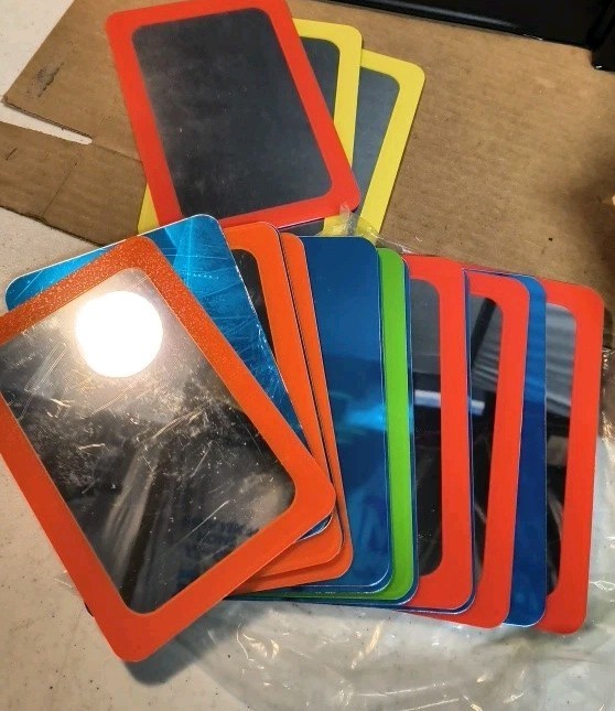 17 Pcs Small Mirrors for Kids Toddler Mirror Child Safe Shatter Proof 6 x 4 gallery