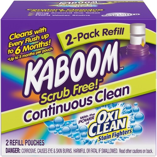 Kaboom Scrub Free Toilet Cleaner Refill, 2-Count gallery