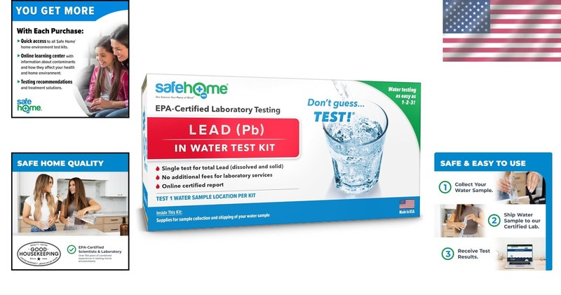 Lead in Water Testing Kit - Quality Controls Included gallery