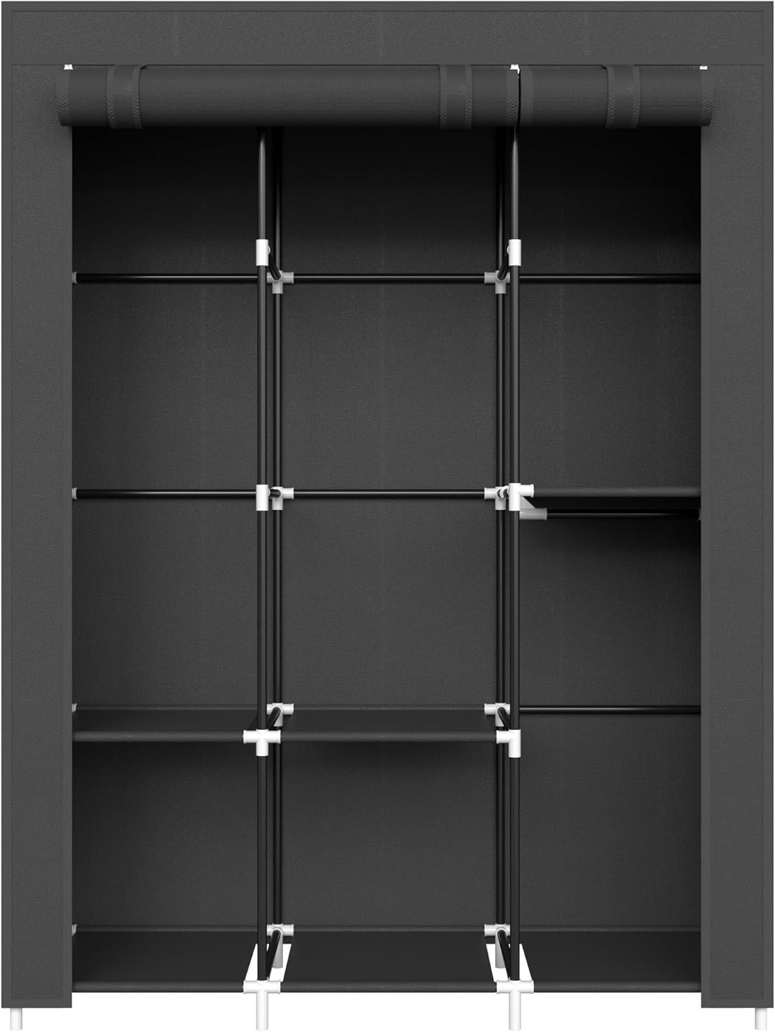 Portable Closet, Bedroom Wardrobe Closet for Hanging Clothes with Non-Woven... gallery