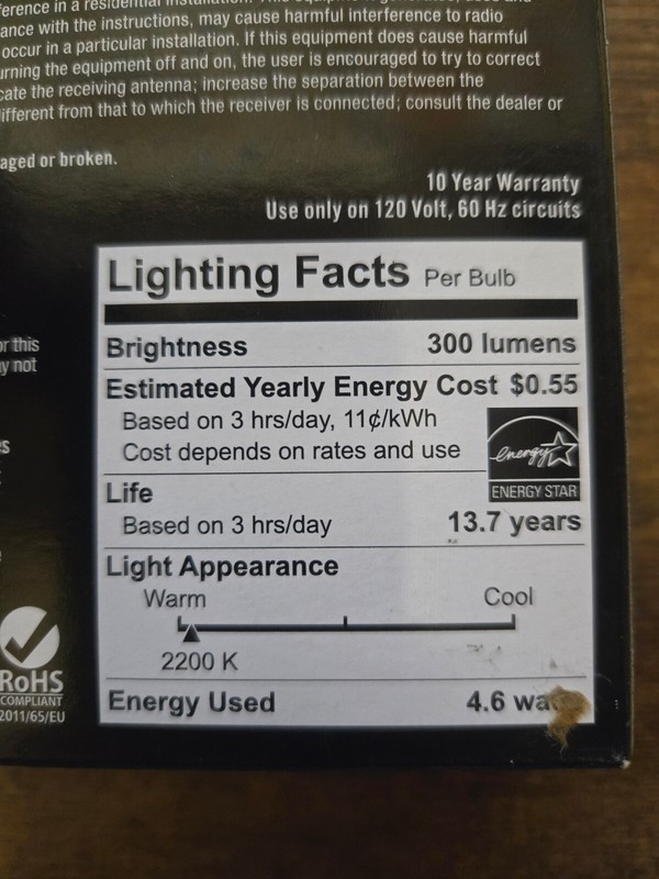 Ecosmart 40W Eq. B11 Dimmable LED Bulbs Warm White (3-Pack) gallery