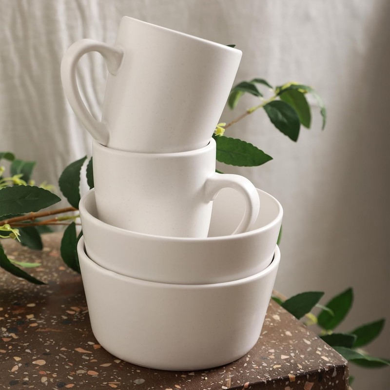 Stone Lain Albie Stoneware 4-Piece Dinnerware Set gallery