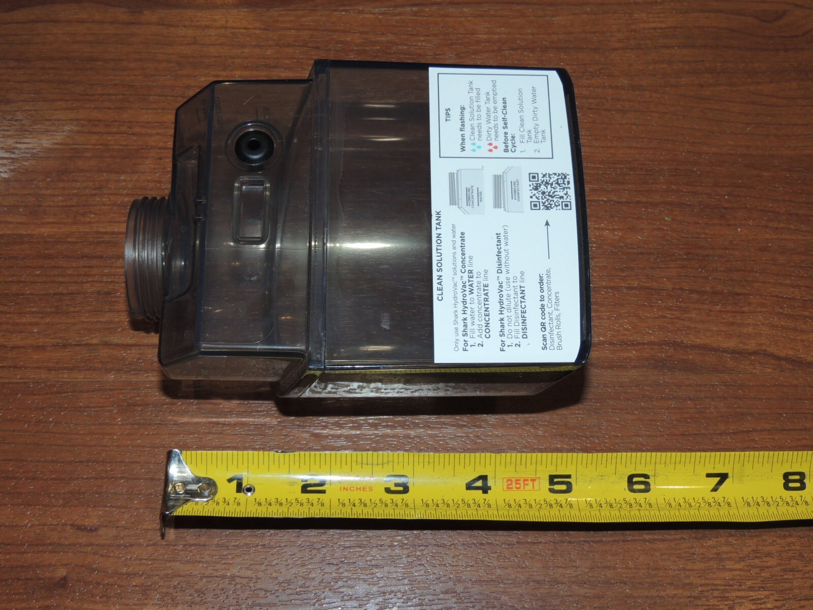 Genuine 5" Clean Water Solution Tank Shark HydroVac XL WD200 WD101 WD160 WD260 gallery