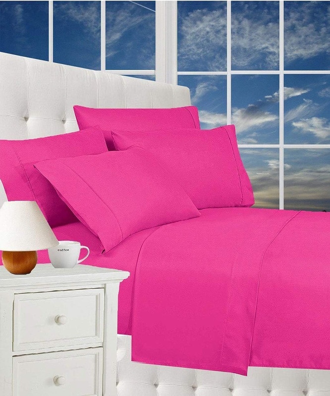 Luxurious Bed Sheets Set on Amazon 1800 Premier Hotel Quality Wrinkle Free 4-Pie gallery
