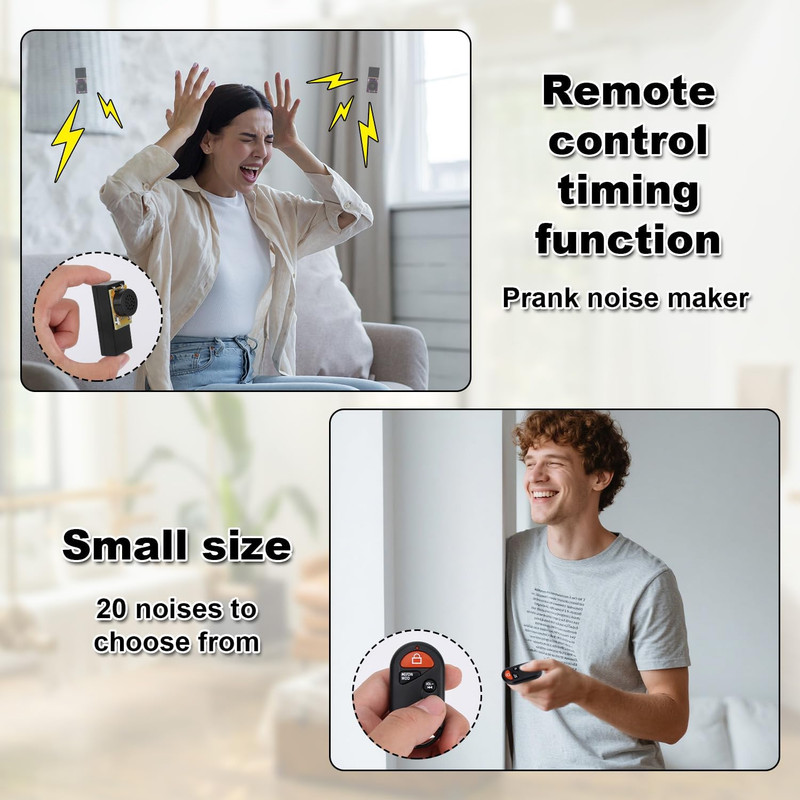 Remote Controlled Prank Noise Maker Sets, Fart Cricket Noise Makers Hidden Prank gallery