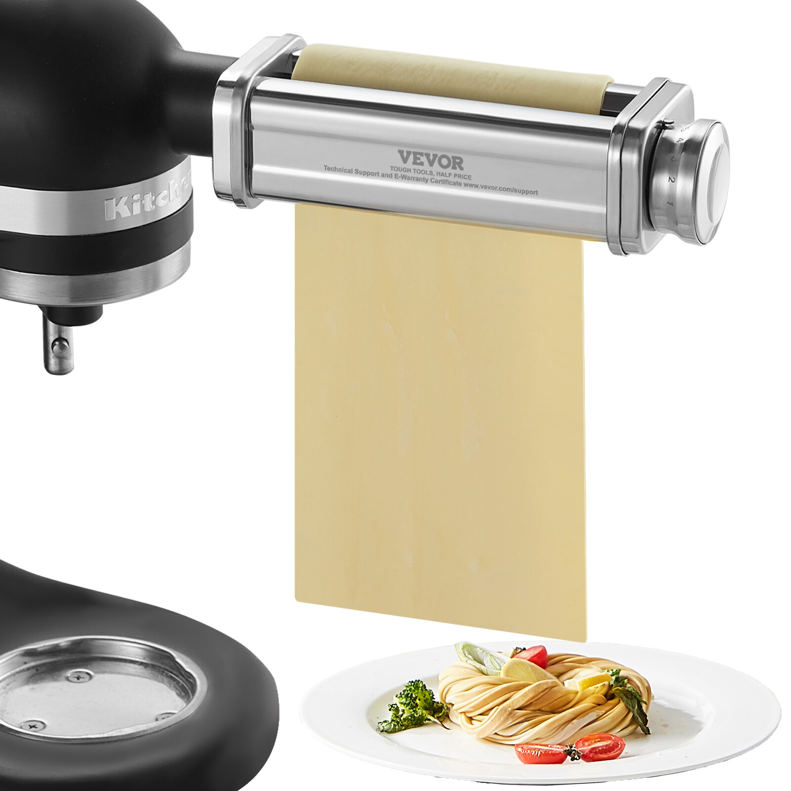 VEVOR 1pc Pasta Attachment for KitchenAid Stand Mixers Pasta Roller Cutter gallery
