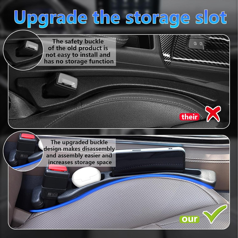 【Compatible with Chevy Equinox】 Seat Gap Filler,No Drop Seat Guard Compatible... gallery