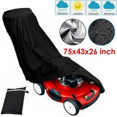 Waterproof Lawn Mower Cover UV Protector Heavy Duty for Push Mower Universal Fit