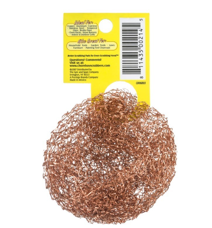 6 Pcs Chore Boy Copper Rust Free Scrubbers, for Pot and Pans gallery