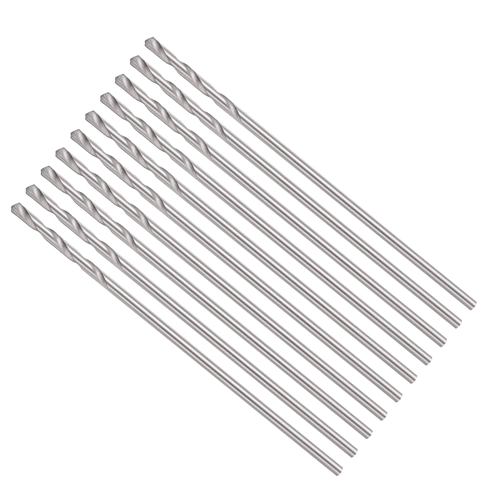 Drill Bit, 0.9mm Cutting Diameter, 4241 118° Uncoated Maintenance, 10-Pieces gallery