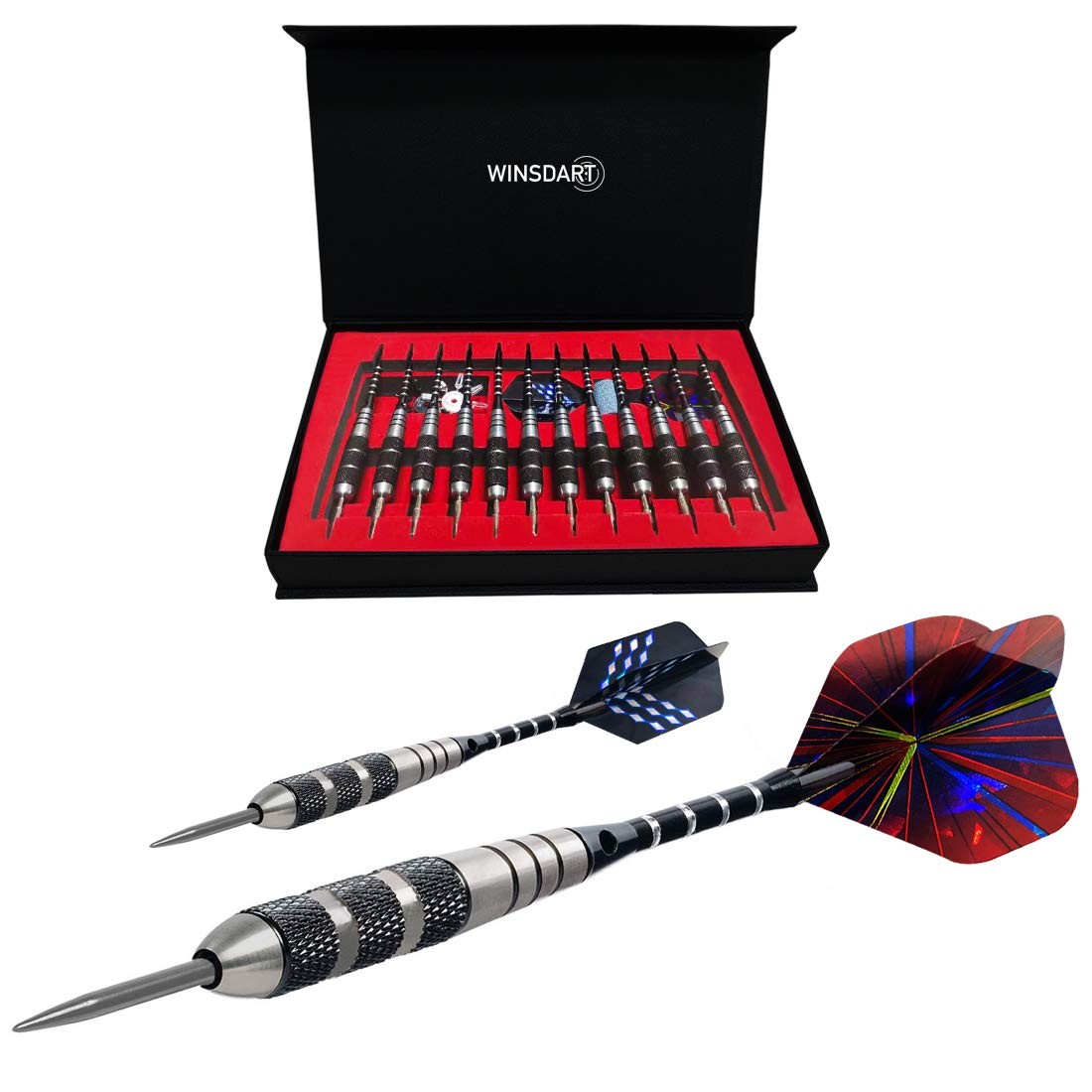 Darts Metal Tip Set Professional multicolor-black red gallery