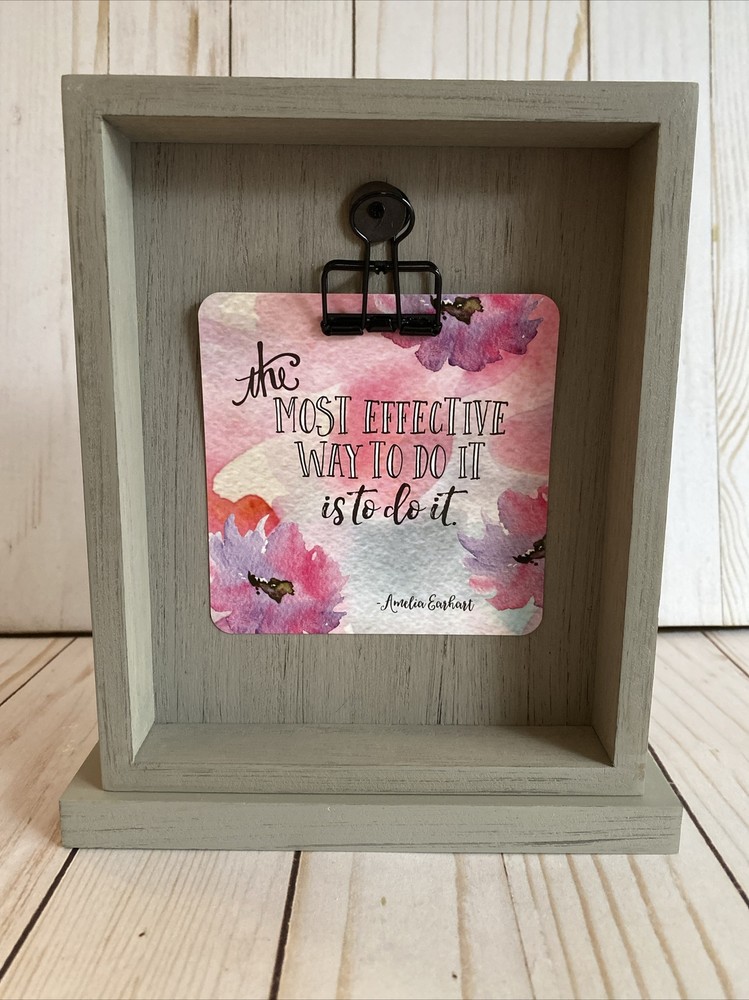 Frame Stand Alone The Most Effective Way To Do It Is To Do It Amelia Earhart New