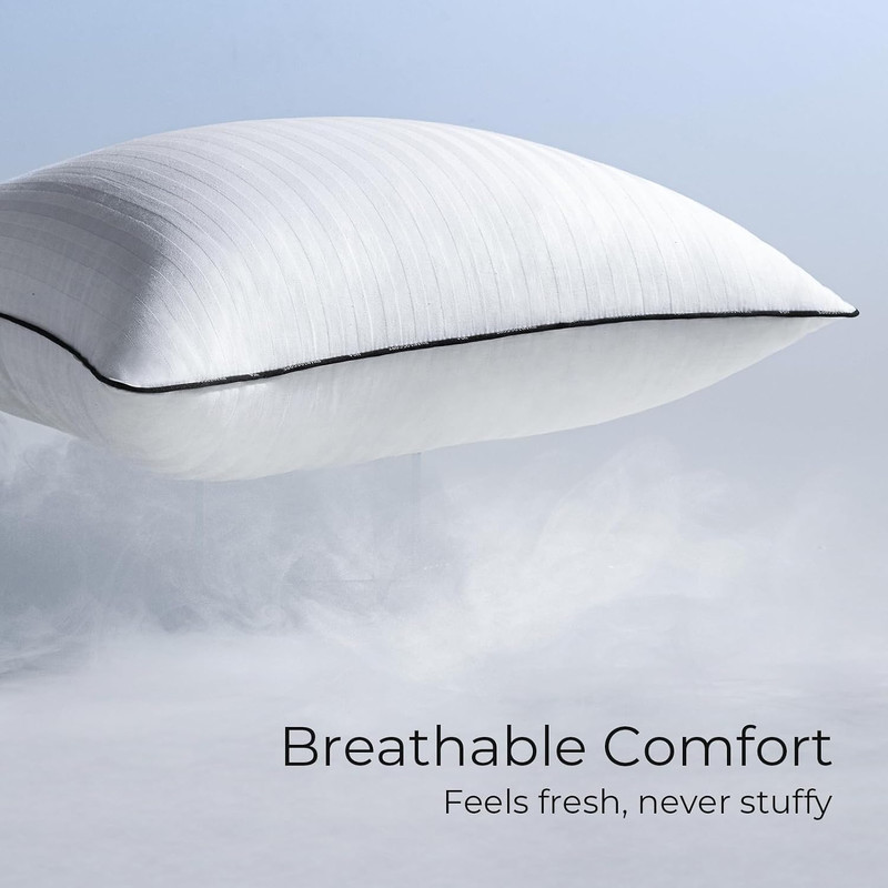 Synthetic down Pillow Insert - 18X18 down Alternative, Ultra Soft Large Square T gallery