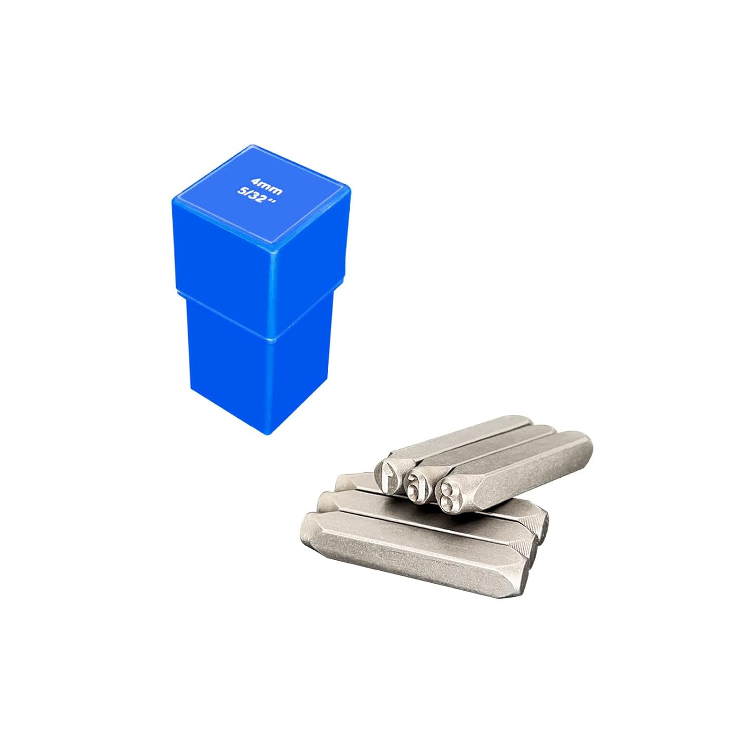 Number Metal Stamp Set, 4~10 Mm, Digital 0 to 9, Numbers Punch Set Wood Leather gallery