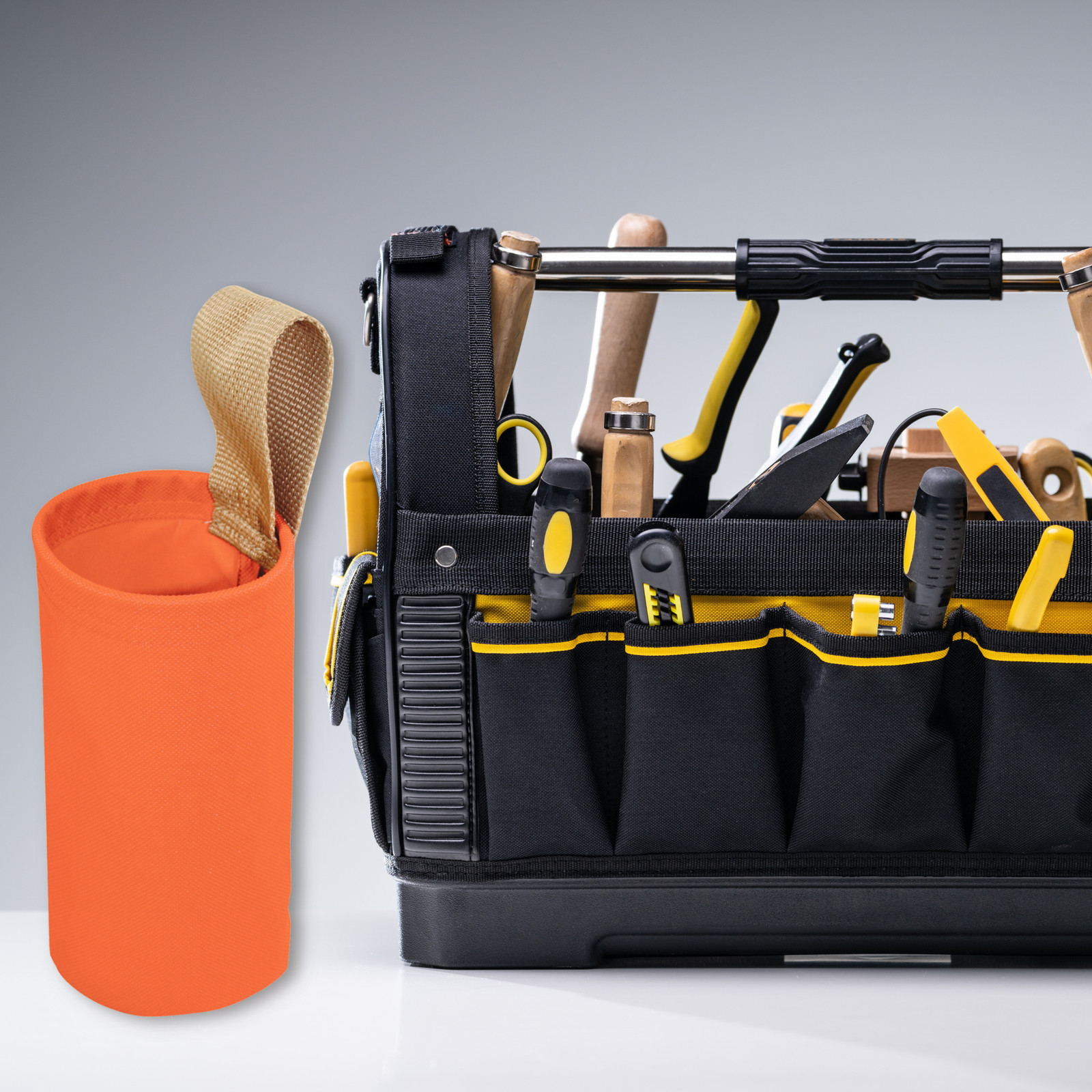 DW SitePro Paint Can Holder: 2 in. width (Orange) gallery
