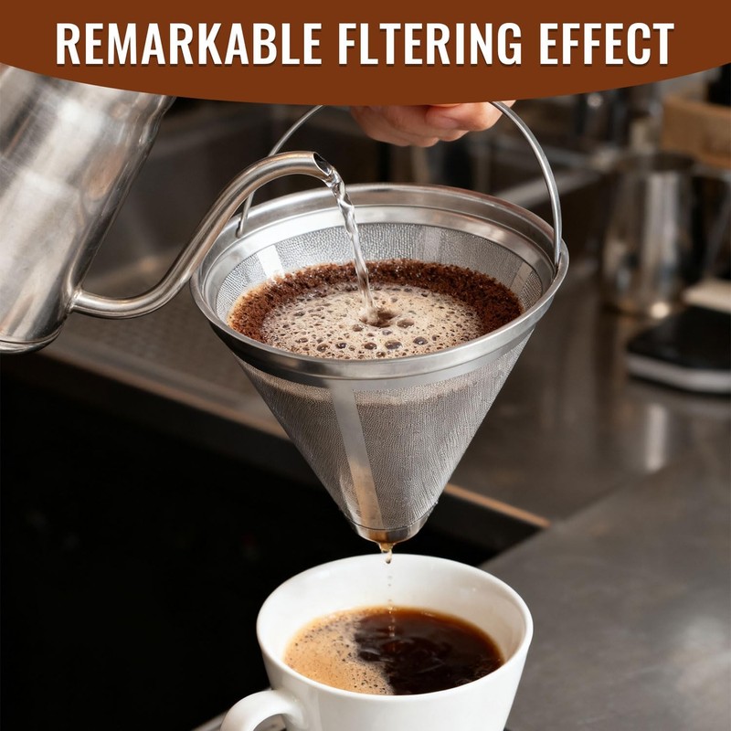 Reusable #4 Coffee Filter Compatible with Technivorm Moccamaster Coffee Machi... gallery