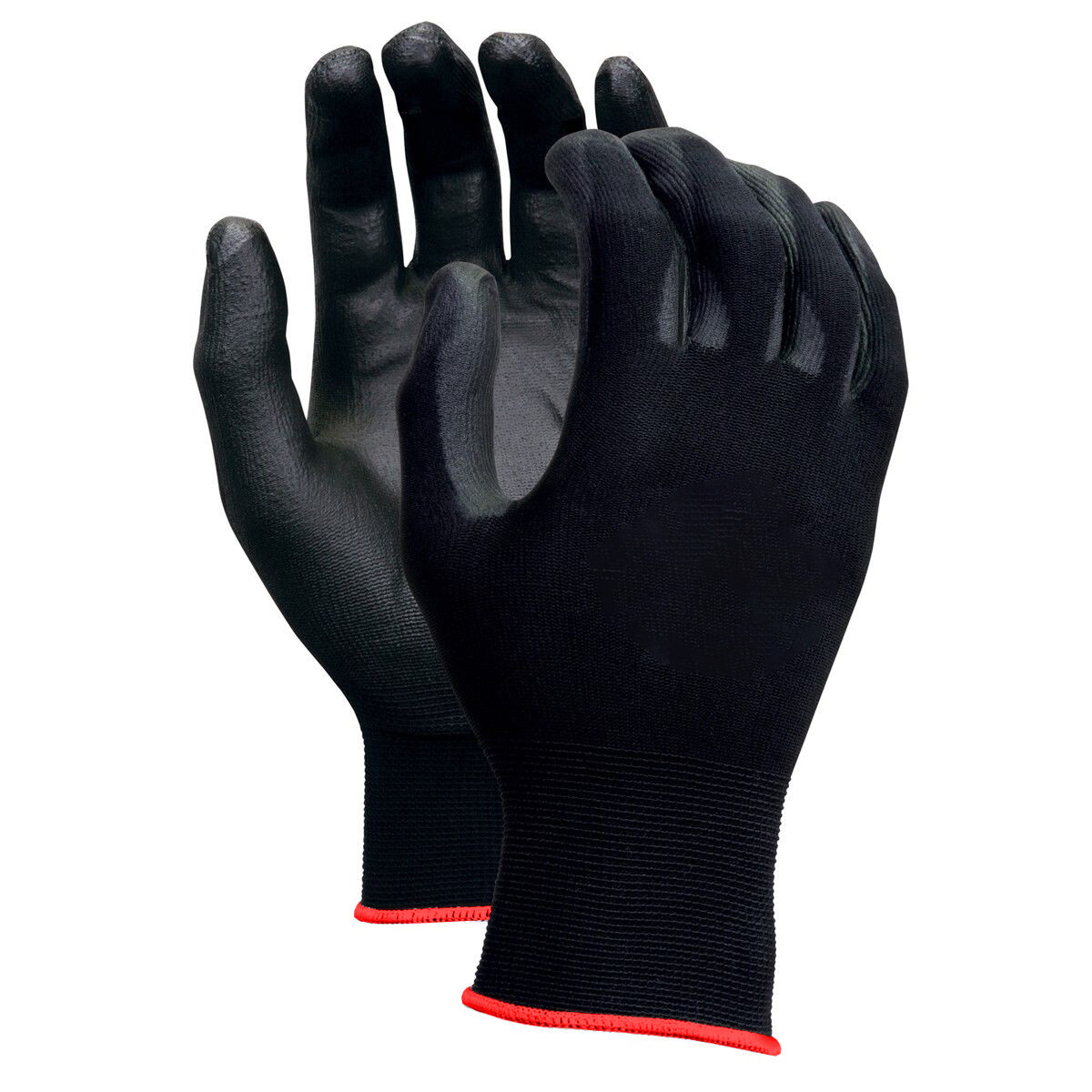 Work Safety Polyurethane Coated Nylon Work Gloves 380-5 (1/ 6 /12 Pairs) gallery