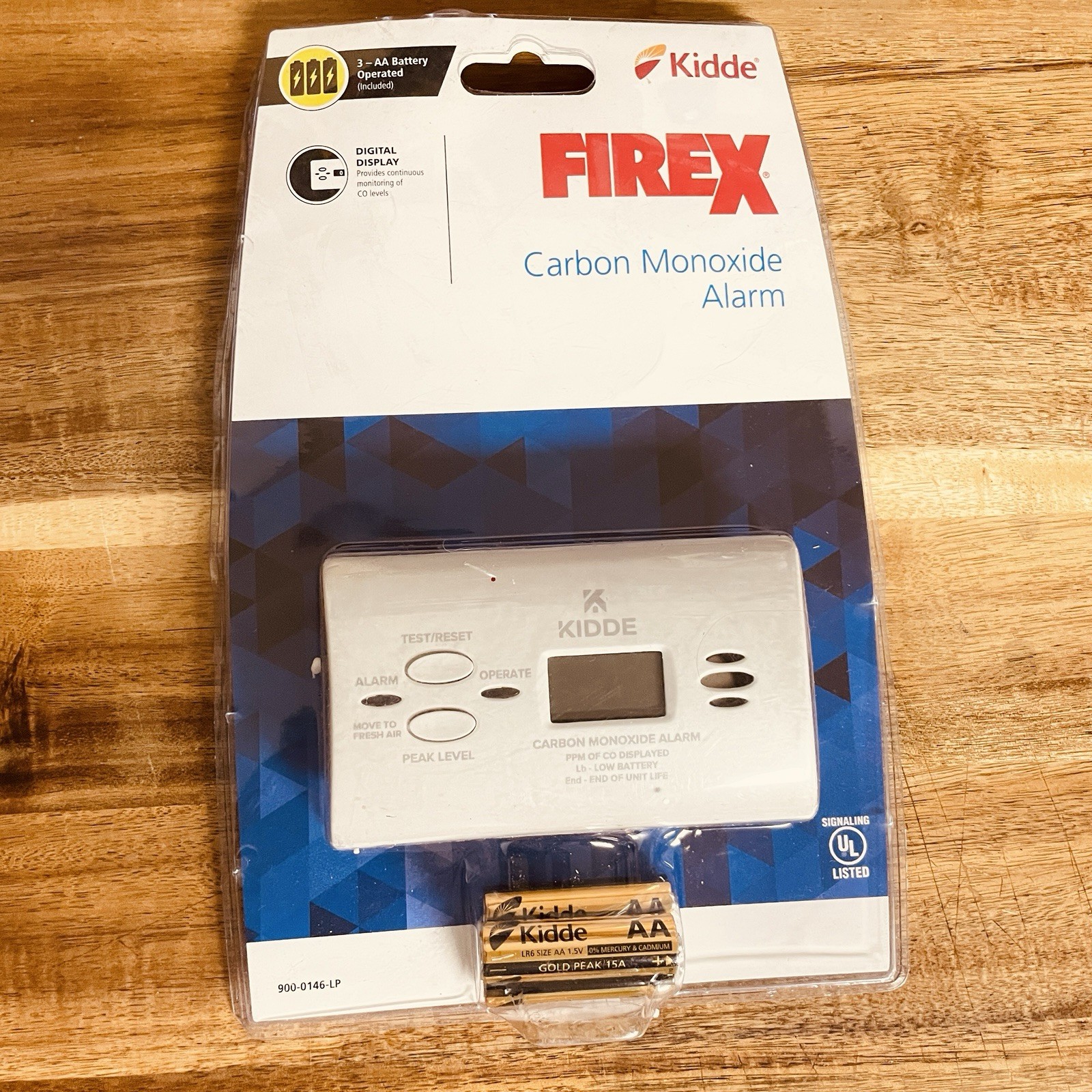 Kidde Firex Carbon Monoxide Alarm Digital Display 3-AA Battery KN-COPP-B-LPM New gallery