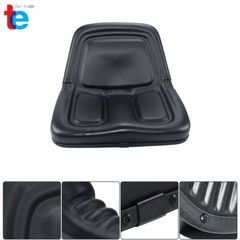 TM333BL Black Universal Replacement High-Back Lawn Mower Tractor Seat