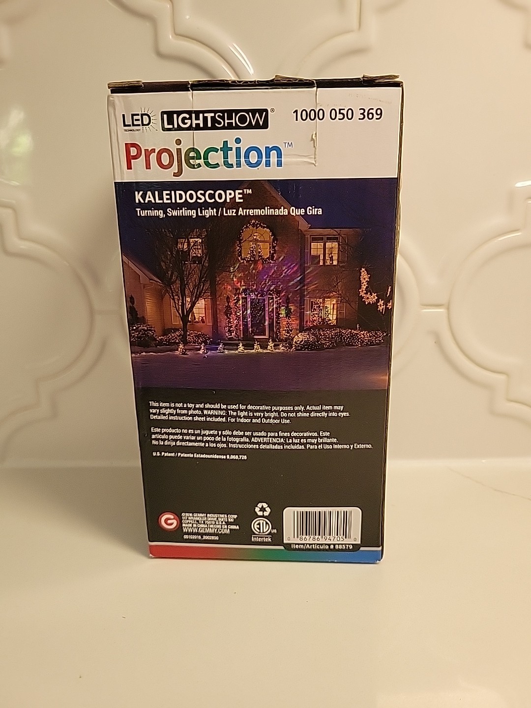 BNIB Gemmy LED Lightshow Light Projection Kaleidoscope Red/Green/Blue. gallery