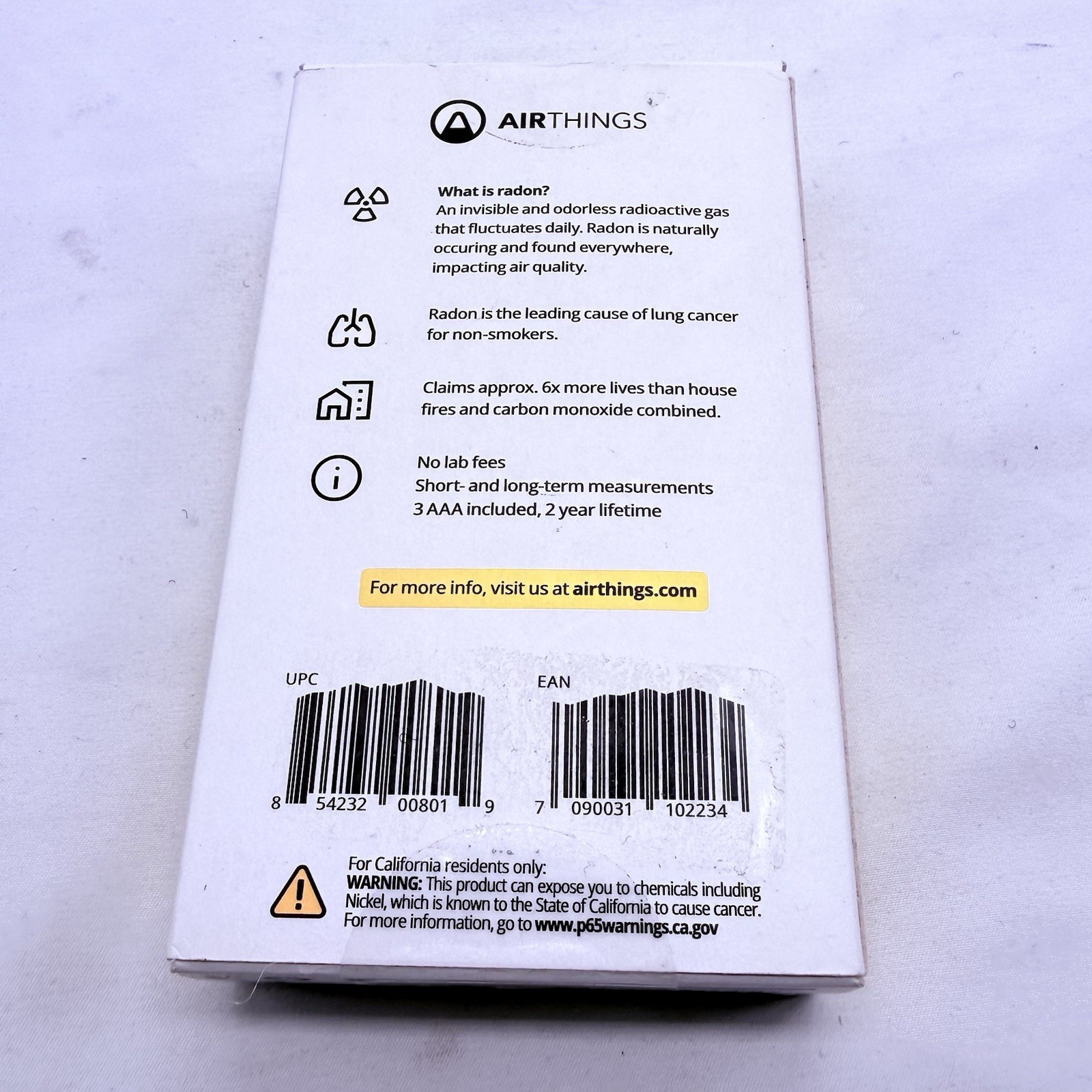 Airthings Corentium Home Radon Detector 223 Portable, Lightweight, Easy-to-Use, gallery