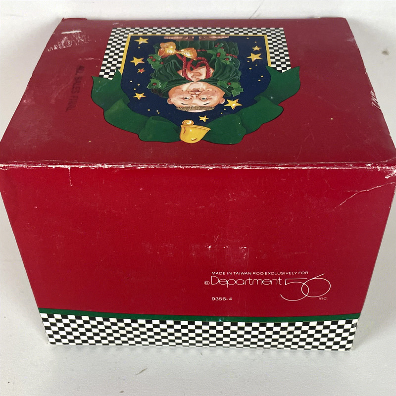 Dept 56 Solomon the Sledder MerryMakers Christmas Figurine 5in Ceramic gallery