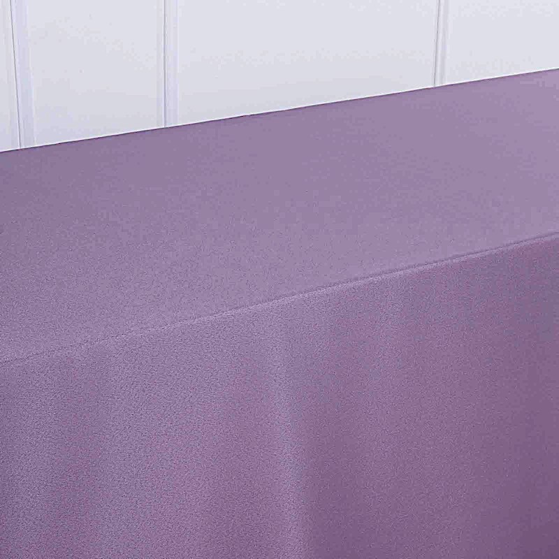 Violet Amethyst 72x120 RECTANGLE POLYESTER TABLECLOTH Catering Dinner Supplies gallery
