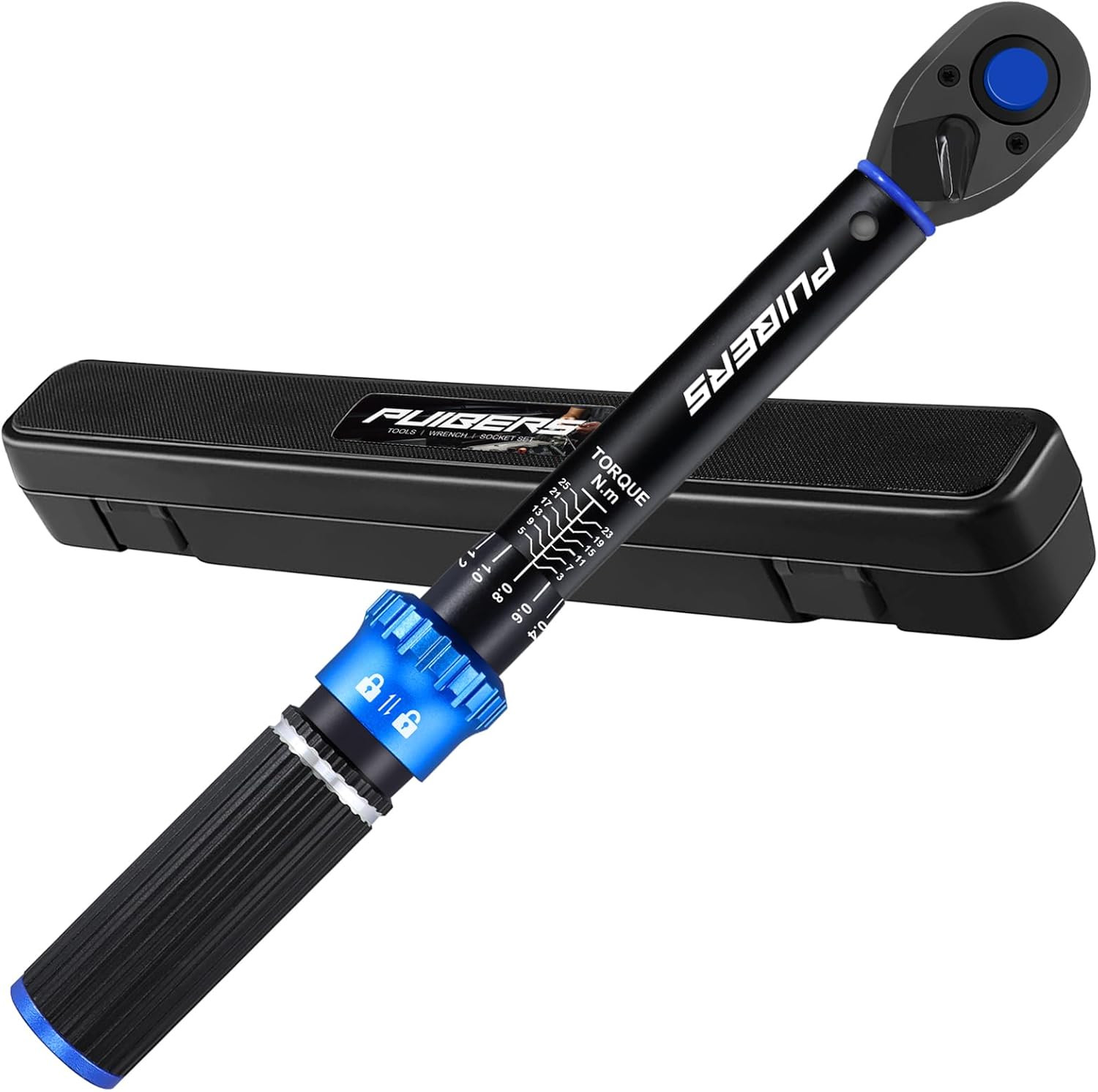 1/4 Inch Pound Torque Wrench, Bike Torque Wrench 1/4 3-25 NM/22.6-221.3 IN.LB，Du gallery