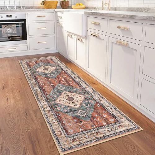 Runners for Hallways 2x6 Ft Washable Kitchen Runner Rug Boho Runner Rug for gallery